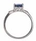 STERLING SILVER SAPPHIRE AND TOPAZ RING at Ross's Online Art Auctions