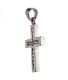 9CT WHITE GOLD AND DIAMOND CROSS PENDANT at Ross's Online Art Auctions