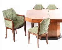 11 PIECE ART DECCO DINING ROOM SUITE at Ross's Online Art Auctions