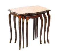 ITALIAN NEST OF THREE TABLES at Ross's Online Art Auctions