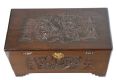 CARVED ORIENTAL BLANKET CHEST at Ross's Online Art Auctions