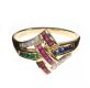 18CT GOLD AND MULTI-GEMSTONE RING at Ross's Online Art Auctions