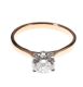 18CT ROSE-GOLD AND DIAMOND SOLITAIRE RING at Ross's Online Art Auctions
