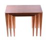 TEAK NEST OF THREE TABLES at Ross's Online Art Auctions