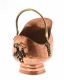 COPPER AND BRASS COAL HELMET at Ross's Online Art Auctions