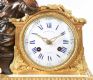 19TH CENTURY CARRERA MARBLE MANTLE CLOCK at Ross's Online Art Auctions