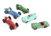 FIVE DINKY RACING CARS at Ross's Online Art Auctions