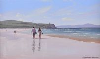 ON PORTSTEWART STRAND by Gregory Moore at Ross's Online Art Auctions