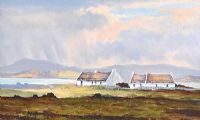 MUCKISH RANGE, DONEGAL by William Henry Burns at Ross's Online Art Auctions