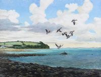 VIEW TOWARDS THE NARROWS, PORTAFERRY by Julian Friers RUA at Ross's Online Art Auctions