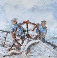 THE HELMSMAN by Tom Kerr at Ross's Online Art Auctions