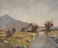 HEADING HOME, DONEGAL by Frank McKelvey RHA RUA at Ross's Online Art Auctions