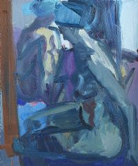 STEPHANIE ON BLUE by Brian Ballard RUA at Ross's Online Art Auctions