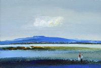 TWO FIGURES, WEST OF IRELAND by Daniel O'Neill at Ross's Online Art Auctions