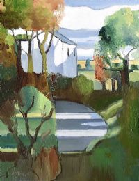 MEMORIES OF A LANEWAY by Leo Toye at Ross's Online Art Auctions