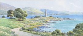 LARGS SCOTLAND by George W.  Morrison at Ross's Online Art Auctions