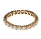 9CT GOLD CRYSTAL-SET ETERNITY RING at Ross's Online Art Auctions