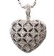 14CT WHITE GOLD AND DIAMOND PENDANT ON A 18CT WHITE GOLD CHAIN at Ross's Online Art Auctions