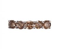 9CT RING SET WITH COGNAC DIAMONDS at Ross's Online Art Auctions