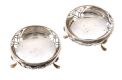 PAIR OF ART NOUVEAU STERLING SILVER DISHES at Ross's Online Art Auctions
