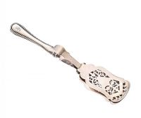 STERLING SILVER-HANDLED ASPARAGUS SERVER at Ross's Online Art Auctions