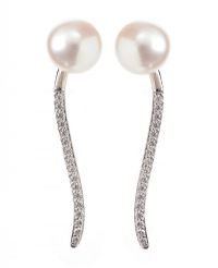 STERLING SILVER FRESHWATER PEARL EARRINGS at Ross's Online Art Auctions