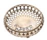 EDWARDIAN PIERCED STERLING SILVER DISH at Ross's Online Art Auctions