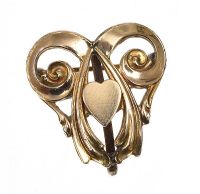 GOLD-TONE METAL BROOCH/CLIP at Ross's Online Art Auctions