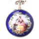 SILVER AND ENAMEL LADY'S FOB WATCH AND BROOCH at Ross's Online Art Auctions