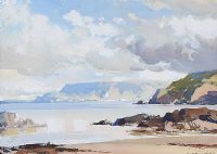 TORR HEAD, COUNTY ANTRIM by Maurice Canning Wilks ARHA RUA at Ross's Online Art Auctions