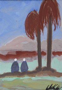 IN THE SHADE, NORTH AFRICA by Markey Robinson at Ross's Online Art Auctions