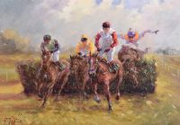 OUT IN FRONT by Gerry Glynn at Ross's Online Art Auctions