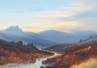 RIVER IN THE MOORS by George Trevor at Ross's Online Art Auctions