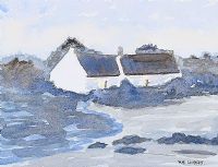 IRISH COTTAGE by William Lindsay at Ross's Online Art Auctions