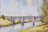 THE OLD CULLYCAPPLE BRIDGE by Aylmer E. Armstrong UWS at Ross's Online Art Auctions