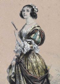 LADY WITH A FAN by English School at Ross's Online Art Auctions