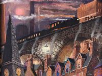 THE NIGHT TRAIN by George Callaghan at Ross's Online Art Auctions