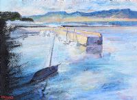 ROUNDSTONE HARBOUR, CONNEMARA by Stanley Vennard at Ross's Online Art Auctions