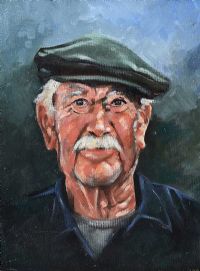 TUSCAN FARMER by Phil Watson at Ross's Online Art Auctions