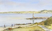 CHAINE MEMORIAL TOWER, LARNE by David  Peters at Ross's Online Art Auctions