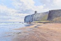 PORTSTEWART STRAND by David Long UWS at Ross's Online Art Auctions