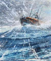 SHANNON CLASS LIFEBOAT by Simon Bradley at Ross's Online Art Auctions