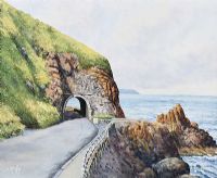 THE BLACK ARCH NEAR LARNE by Liam Reilly at Ross's Online Art Auctions