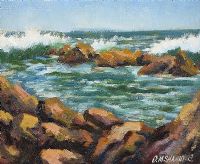 DONEGAL SEAS III by Deirdre M. Shanny at Ross's Online Art Auctions
