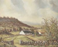 COTTAGE IN THE GLENS by Desmond Monroe at Ross's Online Art Auctions