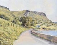 THE ANTRIM COAST ROAD by Liam Reilly at Ross's Online Art Auctions