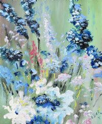 THE GARDEN by Audrey Bell at Ross's Online Art Auctions