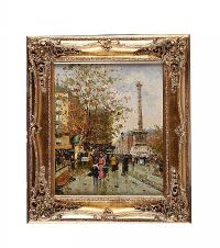 PARIS STREET SCENE by Patterson at Ross's Online Art Auctions