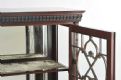 ANTIQUE MAHOGANY TWO DOOR DISPLAY CABINET at Ross's Online Art Auctions