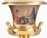 PAIR OF GILT TWO HANDLED VASES at Ross's Online Art Auctions
